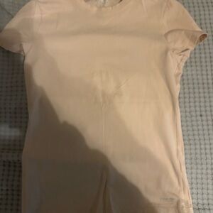 Calvin Klein Light Peach Short Sleeve Tee